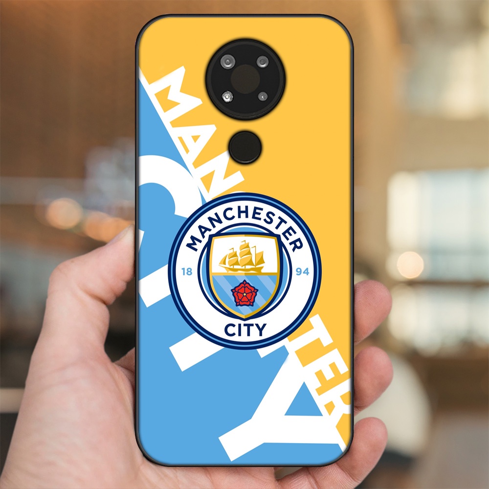 Ốp lưng Nokia 3.4 viền đen in hình Manchester City MC
