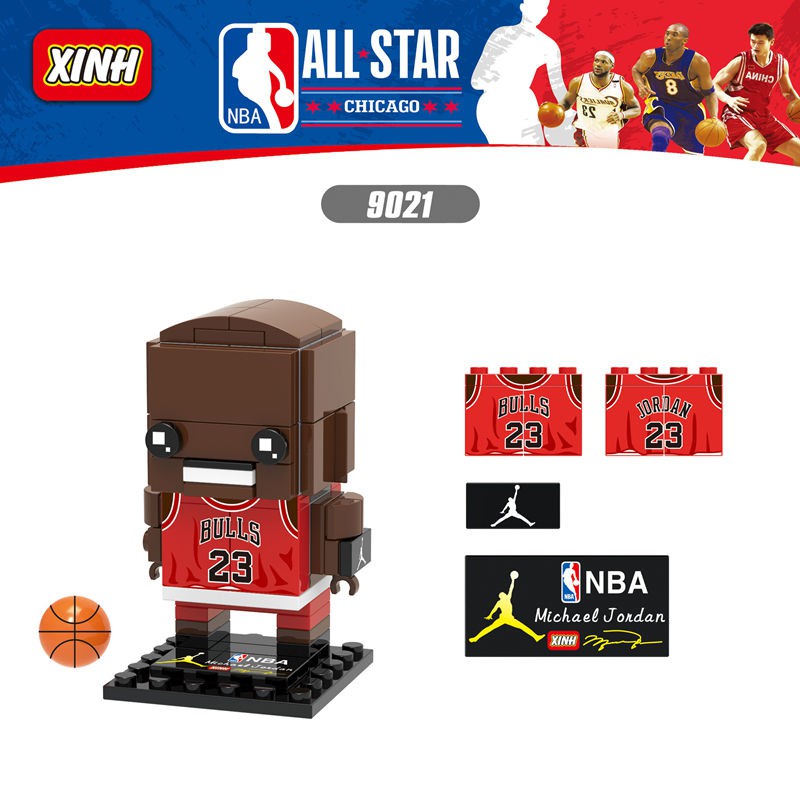 Bộ Đồ Chơi Lego Xếp Hình Cầu Thủ Bóng Rổ Kobe Bryant Michael Jordan