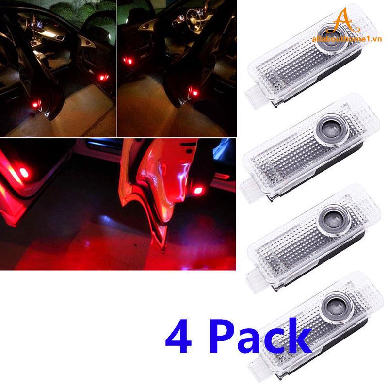Bộ 4 đèn led chiếu sáng cho cửa xe audi a4 a6 a8 q7