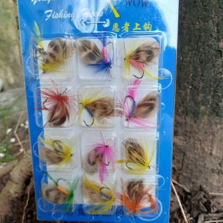 Sét 1 vỉ mồi muỗi 12 con siêu nhậy cá