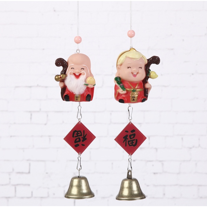 Chuông gió ÔNG BÀ TIÊN trang trí siêu dễ thương( giao mẫu ngẫu nhiên)