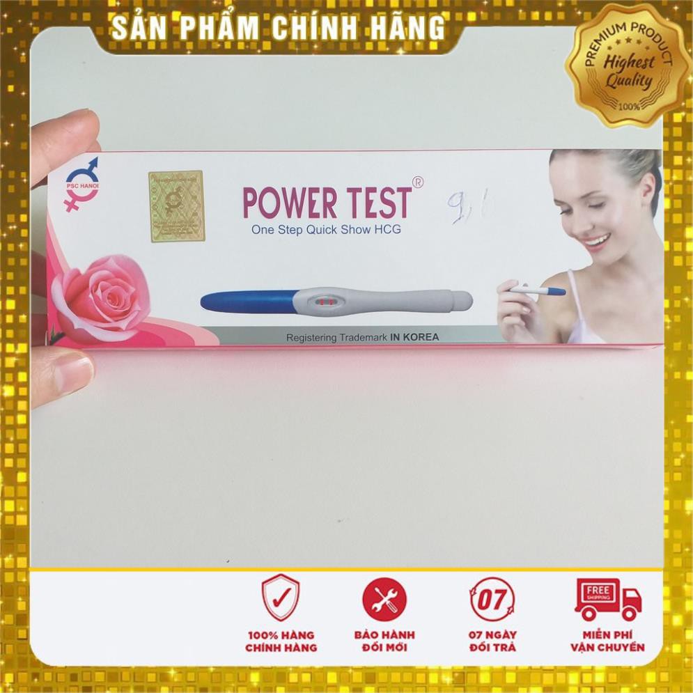 💖FREESHIP💖Bút Thử Thai Powertest nhanh, tiện lợi, chính xác - Bút thử thai phát hiện thai sớm, đơn giản, chính xác - che