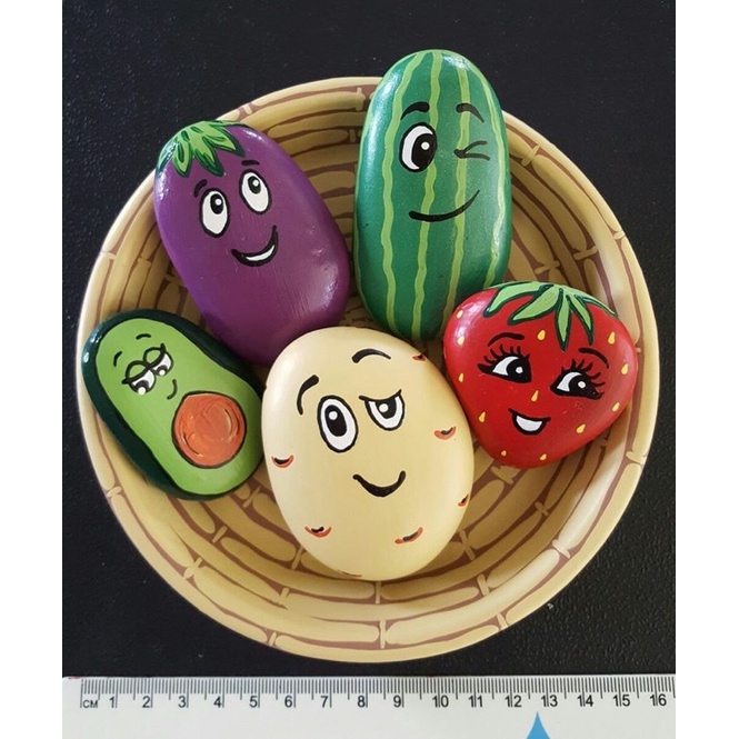 Sỏi đá sáng tạo 9 cm