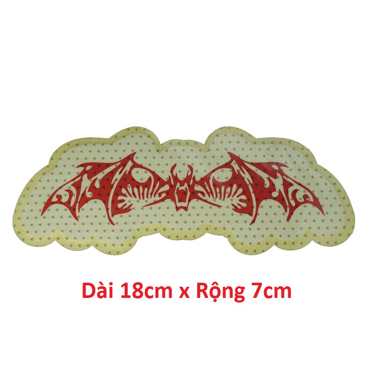 Decal 3D Phát Sáng trong bóng tối (chọn mã)