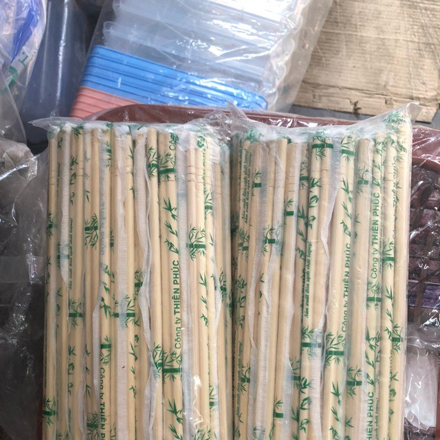 Bịch 100 đôi đũa tre dùng 1 lần THiên Phúc