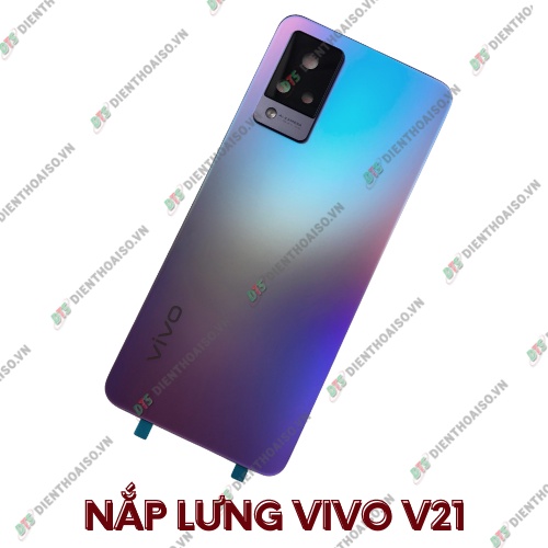 Nắp lưng vivo v21 hồng tím