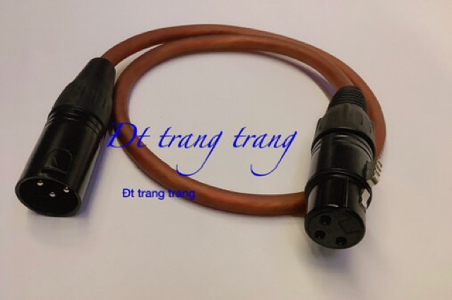 Dây tín hiệu canon đực cái lõi đồng (1 sợi)