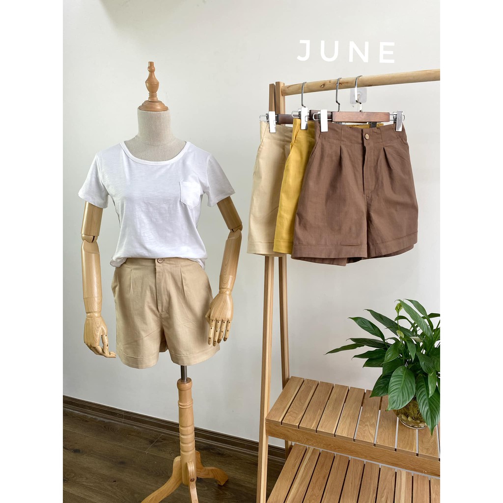 Quần Short Linen June | BigBuy360 - bigbuy360.vn