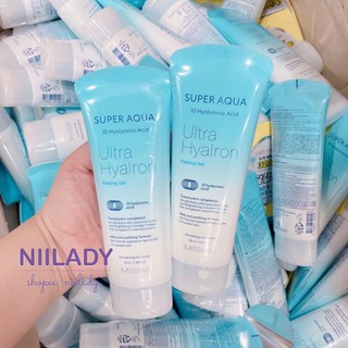 (HSD 30/11/2026) Gel Tẩy Tế Bào Chết MISSHA Super Aqua Ultra Hyalron Peeling Gel 100ml