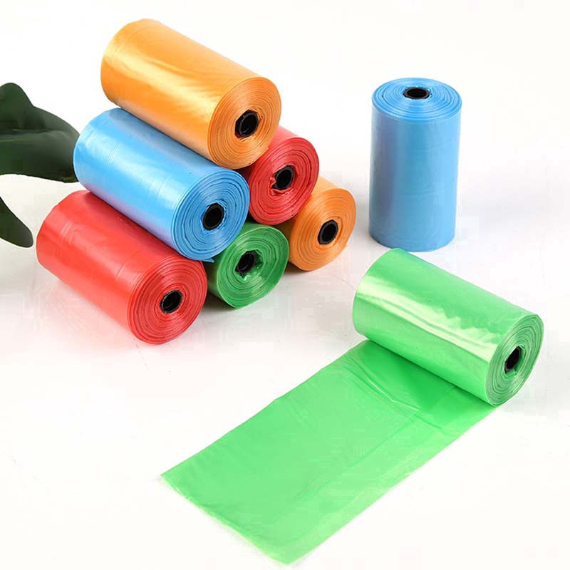 Cuộn 20 Túi Nhựa Đựng Rác Cho Gia Đình Có Thể Mang Ra Ngoài Tiện Dụng