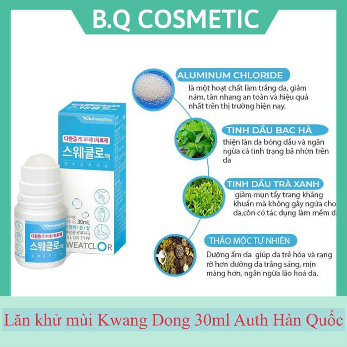 Lăn Nách Kwangdong 30 ml Hàn Quốc