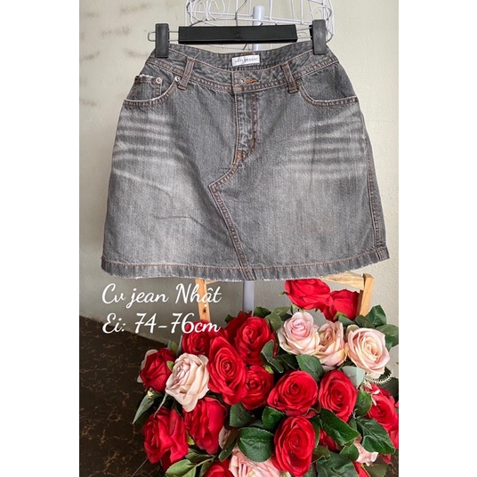 Chân váy Jean kiểu