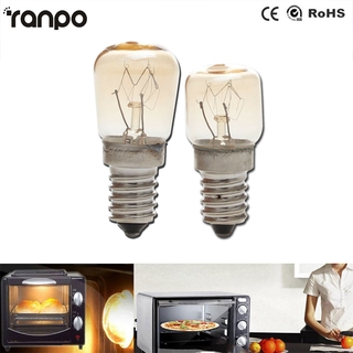 Ranpo E14 Lò Nướng Bếp Bóng Đèn 15W 25W Chịu Nhiệt Độ Cao 300 Độ 220-240V Đèn Vàng