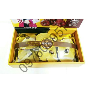 Nấm Linh Chi Hộp Quà Cao Cấp Hàn Quốc, Nấm Vàng Chanh Loại 1