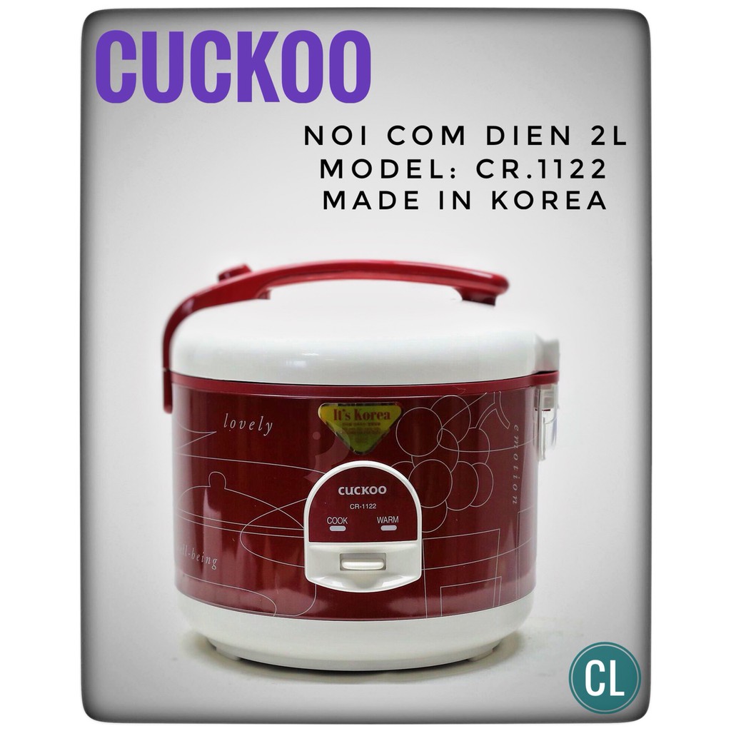 Nồi cơm điện Cuckoo CR 1122R- nhập khẩu chính hãng