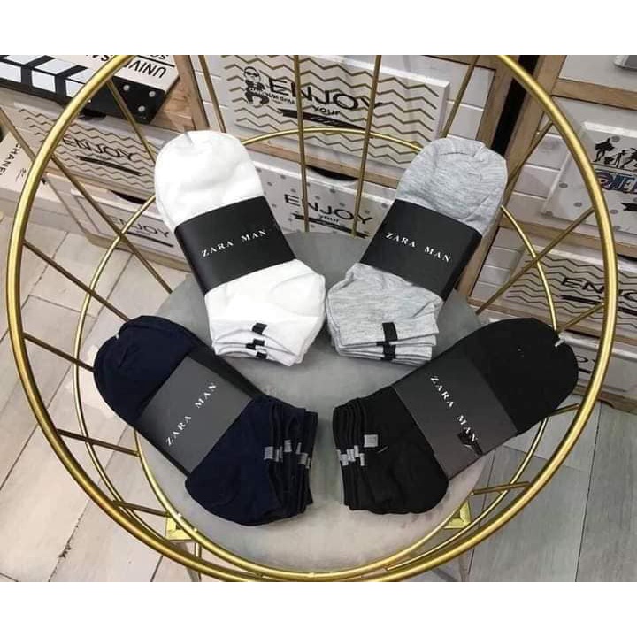 Bộ 10 đôi tất zaza men cổ ngắn 2021