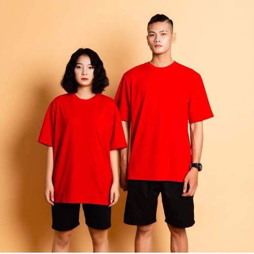 Áo thun tay lỡ trơn 🔴COTTON🔴  Áo tay lỡ nam nữ cotton free size dưới 70kg