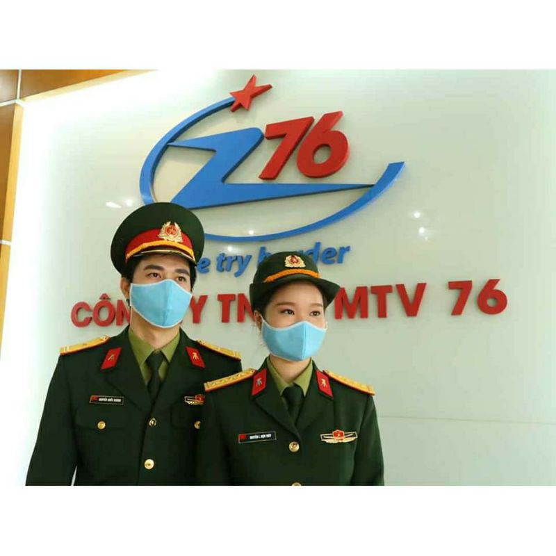 Sét 50 Khẩu trang Quốc Phòng 4 lớp, vải không dệt, tái sử dụng