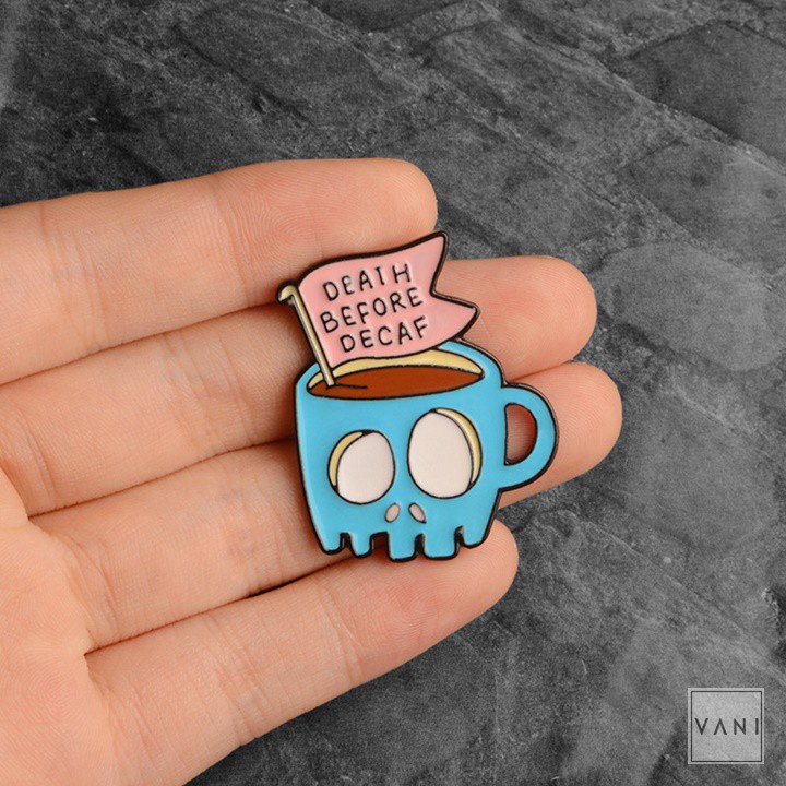 Ghim Cài Áo Gài Balo Túi Tole Hoạt Hình Adventure Time, Hoa Cúc Bằng Kim Loại - Vani Store