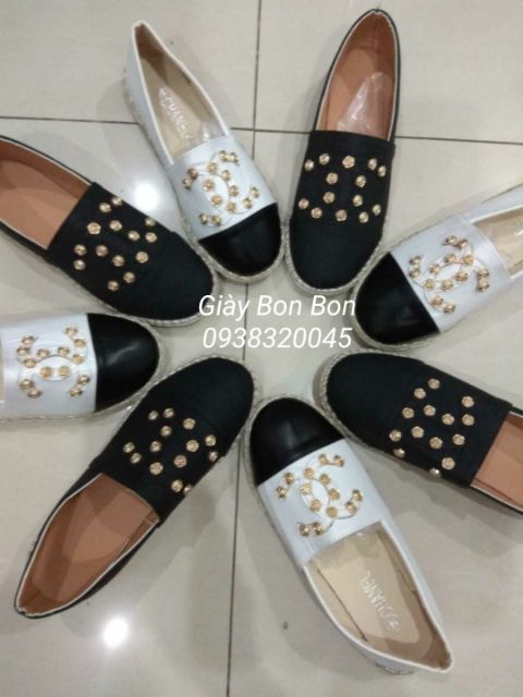 FREESHIP 99K TOÀN QUỐC_Sales sập sàn- Giày slipon cói chữ X đính hoa hồng | BigBuy360 - bigbuy360.vn