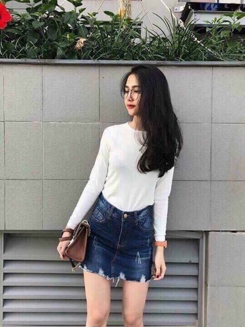 Áo body len tăm dài tay