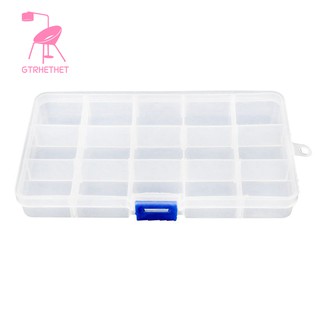 Hộp nhựa 15 ngăn đựng linh kiện điện tử kích thước 17.3x10x2.2cm