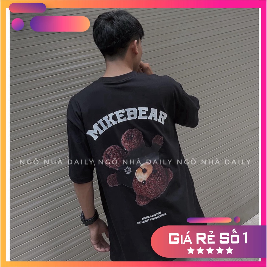 Áo Mikenco Mikebear tshirt phông nam nữ cao cấp, Áo thun Mikenko chính hãng auth in gấu 5D sành điệu hottrend MK5 Rẻ Nhấ