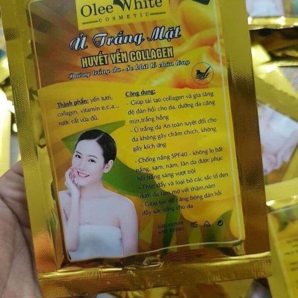 Ủ Trắng Mặt Huyết Yến Collagen - Hàng Chuẩn Loại 1 | BigBuy360 - bigbuy360.vn