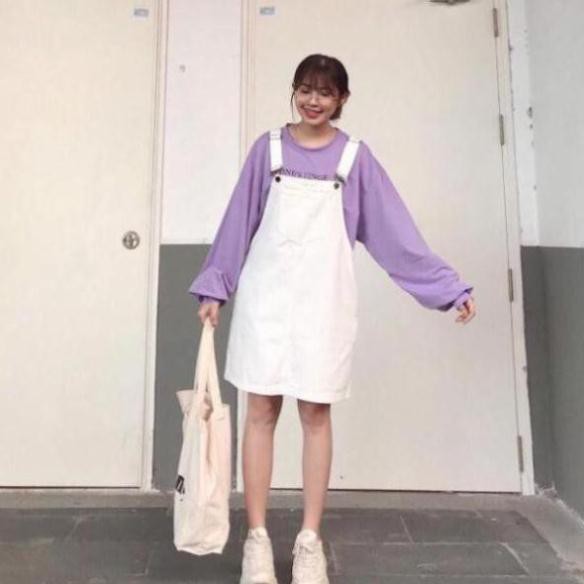 Cato123 A1 Yếm Váy Jean Rộng 2 Dây Cao Cấp 3 Màu Cá tính 3 size Ms: 093 | BigBuy360 - bigbuy360.vn