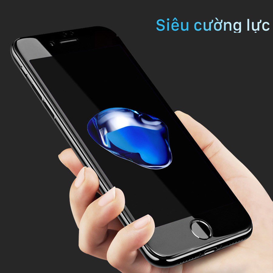 [Mua 1 tặng 1] Cường lực full màn Iphone 6 6plus 7 7plus 8 8plus X  Xs Xsmax Tặng kèm Miếng dán carbon mặt sau