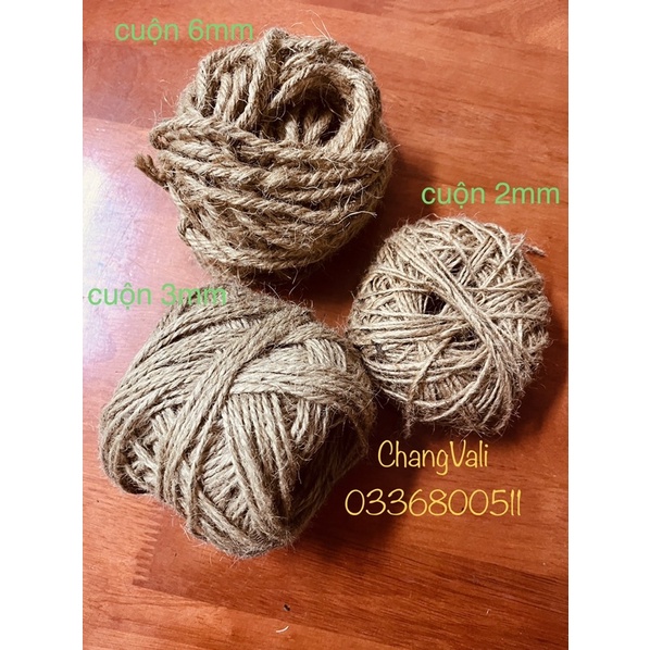 Cuộn dây gai,dây thừng làm duy băng,đồ hanmde