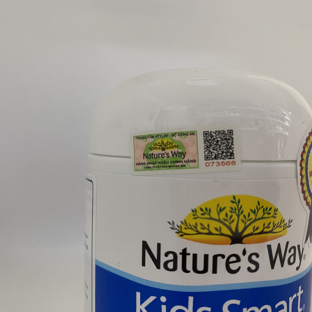 Nature's Way Kids Smart Omega 3 Fish Oil  High DHA Trio - Kẹo Dẻo Dầu Cá Dành Cho Trẻ Nhỏ - Hộp 60 Viên