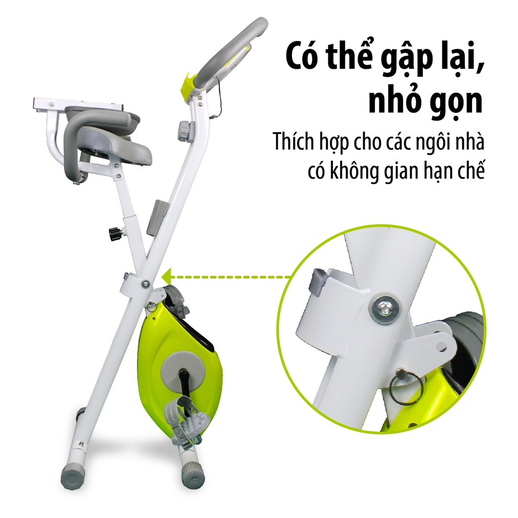 CHAIR19 Exercise - Xe đạp tập thể dục Thái Lan Exercise Bike mẫu YS04 có tựa lưng cực êm