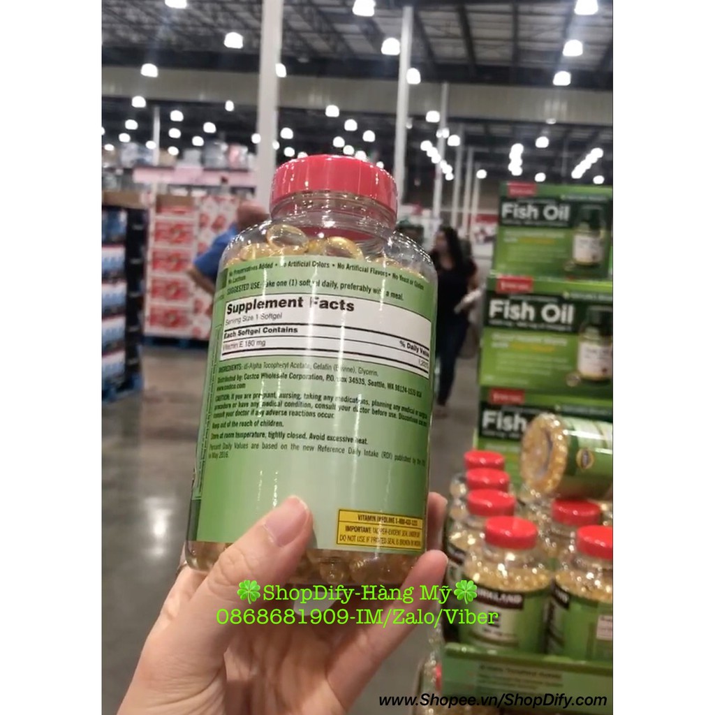 {Date 4/2024} Viên Uống Đẹp Da Của Mỹ Vitamin E 400 IU 500 viên Kirkland | BigBuy360 - bigbuy360.vn