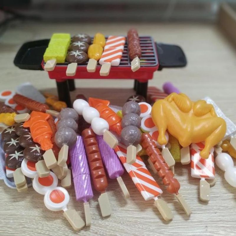 Bộ Đồ Chơi Bếp Nướng BBQ 55 Chi Tiết Vui Nhộn