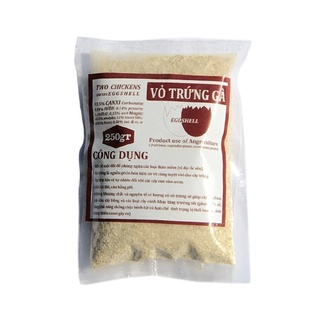 Combo 05 gói vỏ trứng gà bổ sung canxi và khoáng chất cho cây - 250 gram