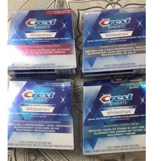 Miếng dán trắng răng 3D Crest whitestrips giá sỉ
