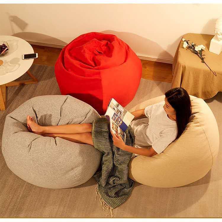 Rẻ và đẹp✱✇ﺴ> Sofa Lazy Tatami Bean Bag Net Red Casual Ghế gấp Bữa trưa Phòng ngủ đơn khách