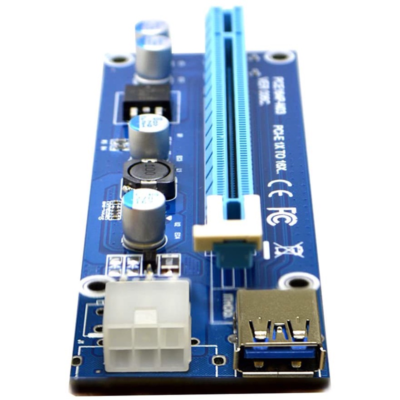 Set 4 Card Chuyển Đổi Pci-E 6-pin 16x Sang 1x 60cm Usb 3.0 & 6-pin Pci-E Sang Sata | BigBuy360 - bigbuy360.vn