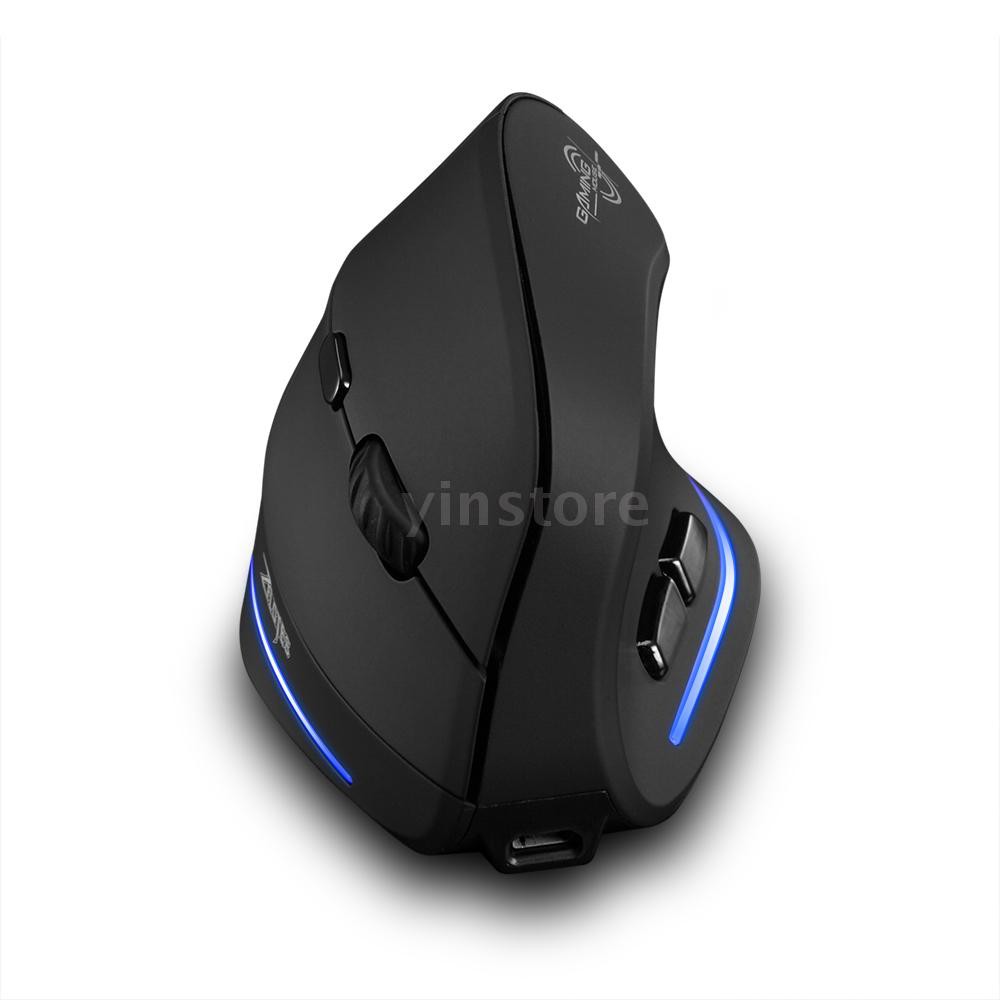 yins♥F-35 Mouse Wireless Vertical Mouse Ergonomic Rechargeable 2400 DPI Optional Portable Gaming Mouse for Mac Laptop PC