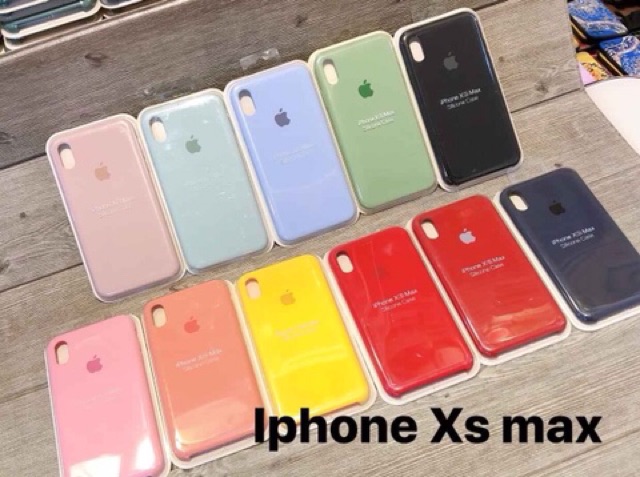 Ốp Chống Bẩn Logo Táo Cho iPhone 6/6s/6s Plus - 7/8/7 Plus/8 Plus - X/Xs/Xs Max - 11/11 Pro/11 Pro Max Đủ 15 Màu