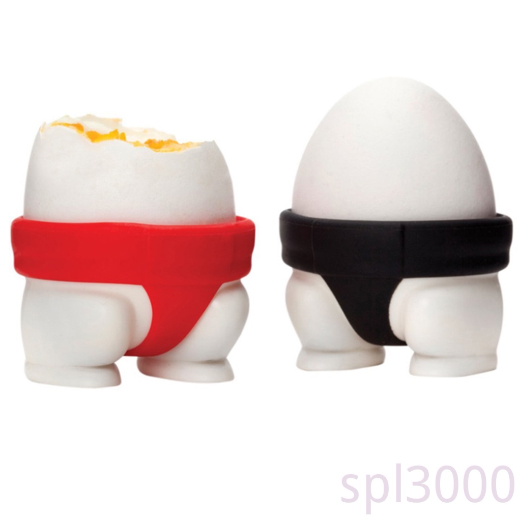 Set 2 cốc silicone đựng trứng tiện lợi