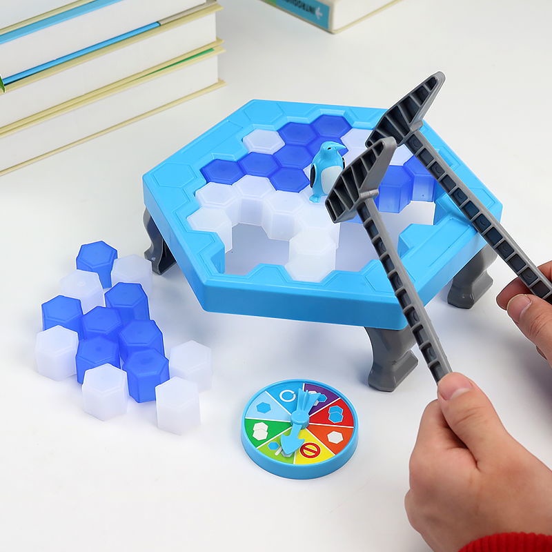 Bộ Đồ Chơi Đập Băng Bẫy Chim Cánh Cụt Vui Nhộn Cho Gia Đình