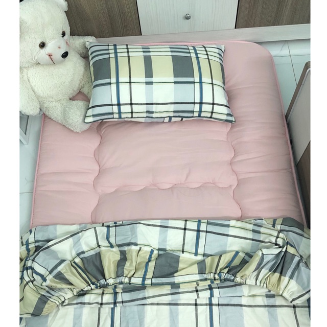 Set vỏ gối + ga topper (1m*2m)