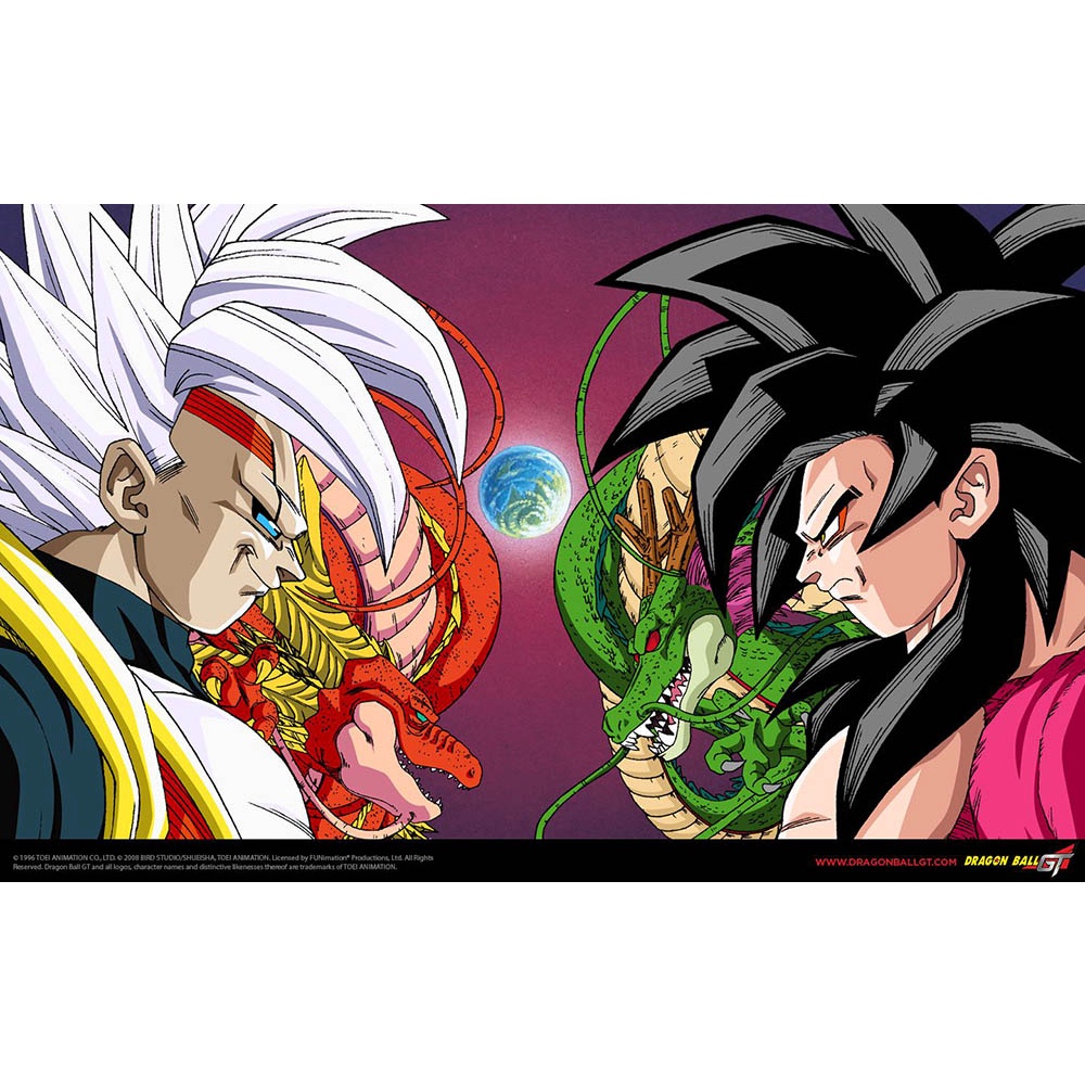 Poster A4 dán tường Anime, decal 21x30 trang trí có keo Dragon Ball GT Wallpapers (1), nhận in theo yêu cầu