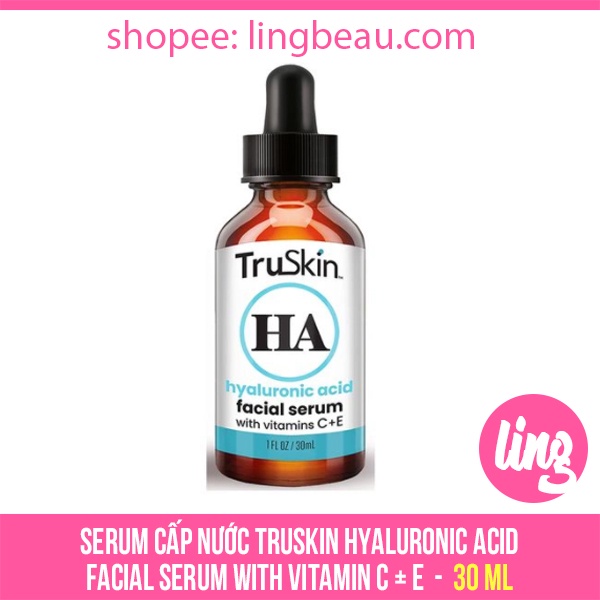 Serum cấp nước TruSkin Hya-luronic A-cid Facial Serum (30ml)