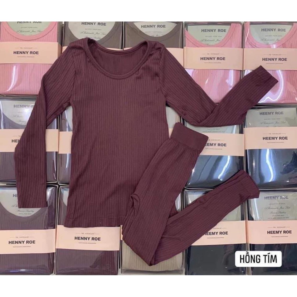 Bộ Nỉ Giữ Nhiệt Thu Đông Len Tăm Fullsize Đủ Màu | BigBuy360 - bigbuy360.vn