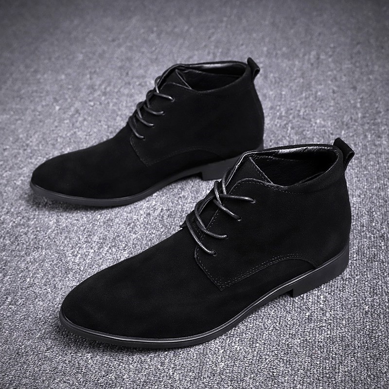 Suede Boots Kl3221 Vintage Style For Men