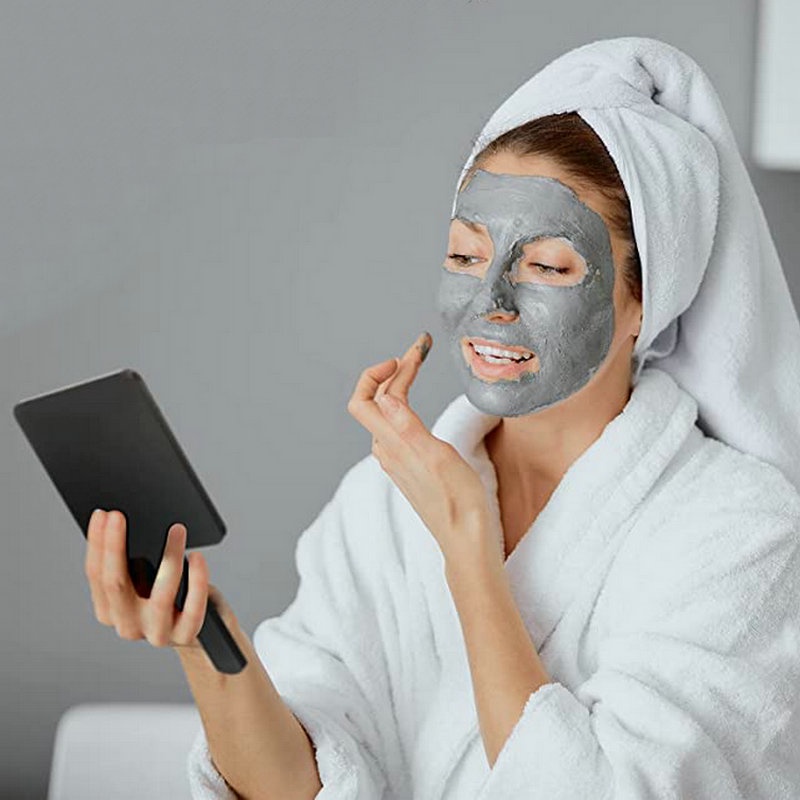 1 Gương Trang Điểm Hình Vuông Bằng Nhựa ABS Màu Sắc Ngẫu Nhiên Độ Nét Cao