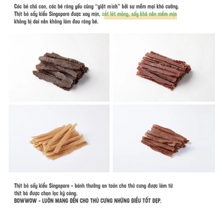 BOWWOW KHÔ SẤY JERKY CHO CHÓ 70G